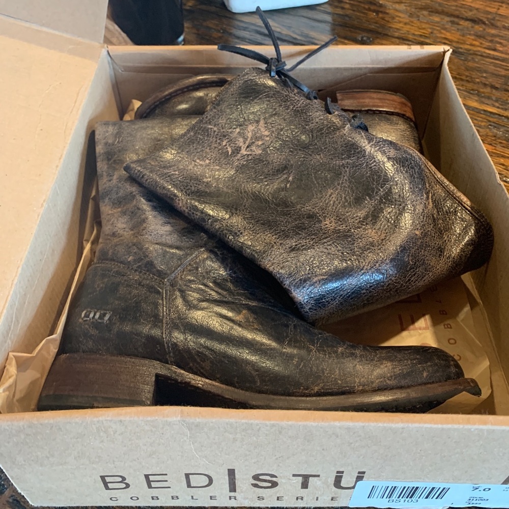 Bed Stu Manchester Tall Lace Boot 7 and 7 1/2 size - Picture 12 of 16